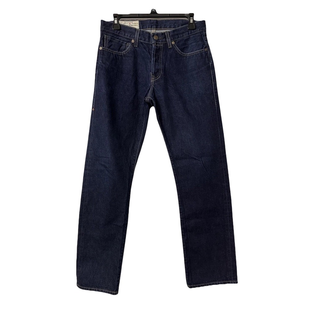 imogene‎ and willie Mens Button Fly Barton Dark Wash Jeans Denim Size 29x29 EUC